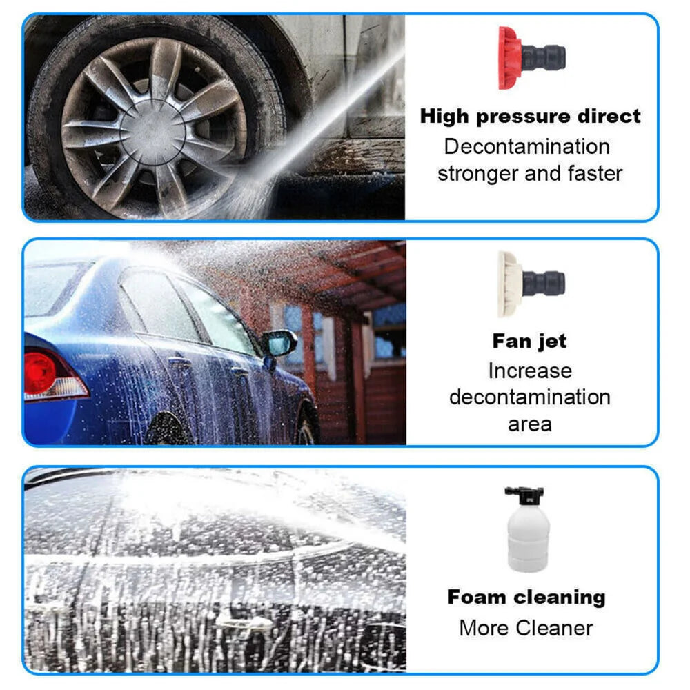 300W Cordless High Pressure Car Washer with Foam Generator