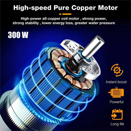 300W Cordless High Pressure Car Washer with Foam Generator