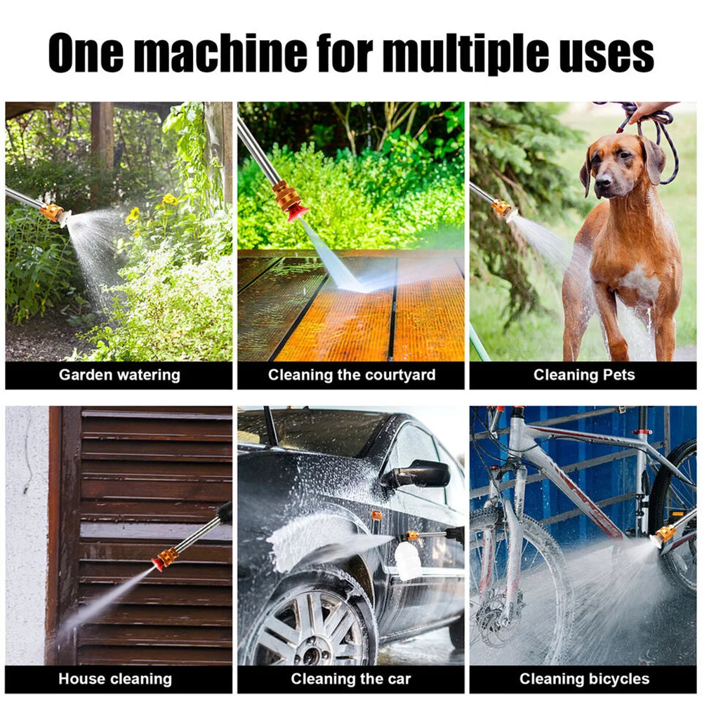300W Cordless High Pressure Car Washer with Foam Generator